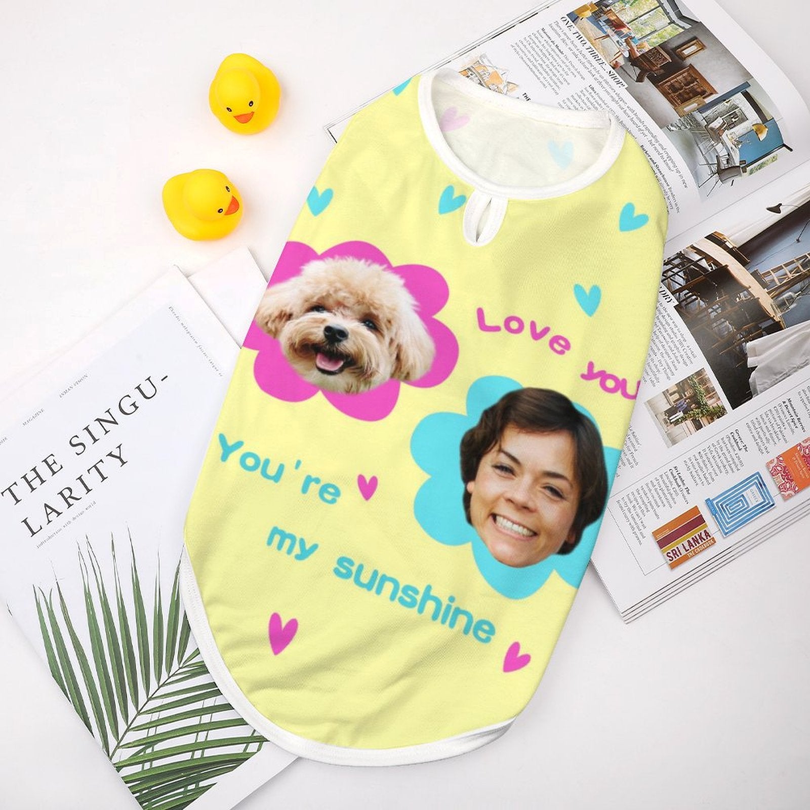 Custom Face Pet Vest My Sunshine Pet Costume-WEPRINTME-2