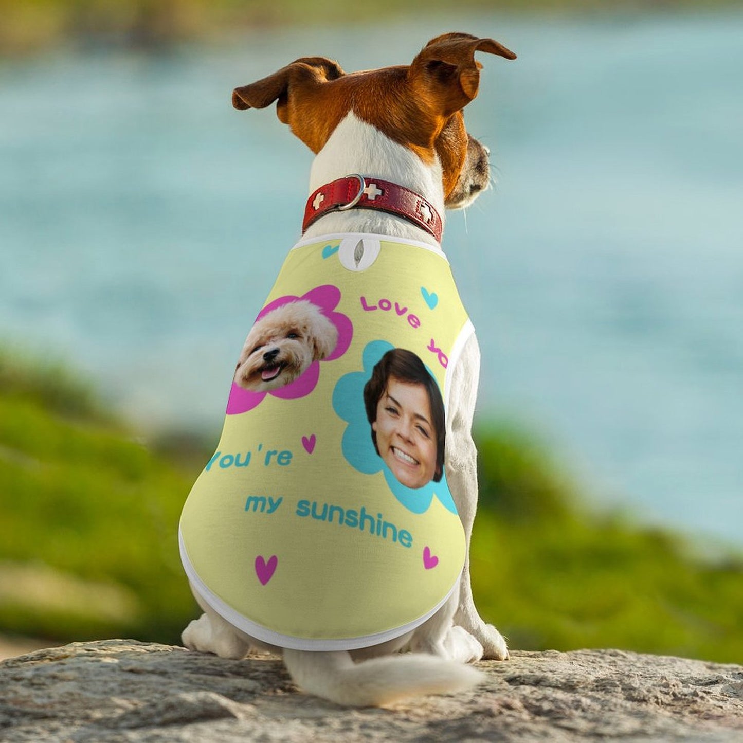 Custom Face Pet Vest My Sunshine Pet Costume-WEPRINTME-5