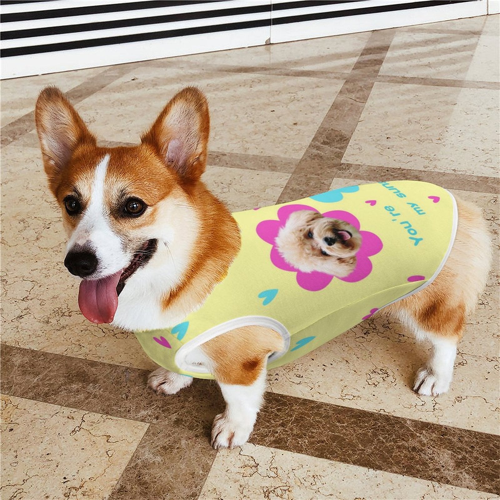 Custom Face Pet Vest My Sunshine Pet Costume-WEPRINTME-6