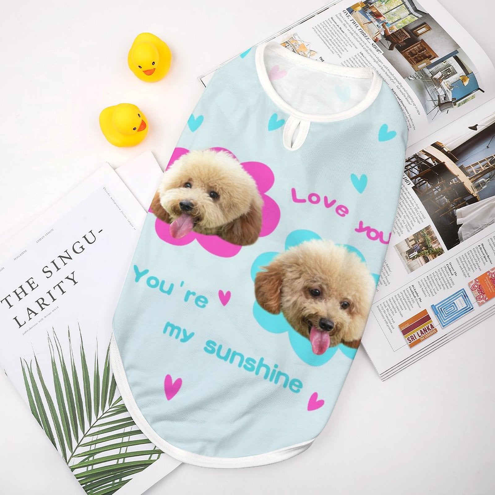 Custom Face Pet Vest My Sunshine Pet Costume-WEPRINTME-8