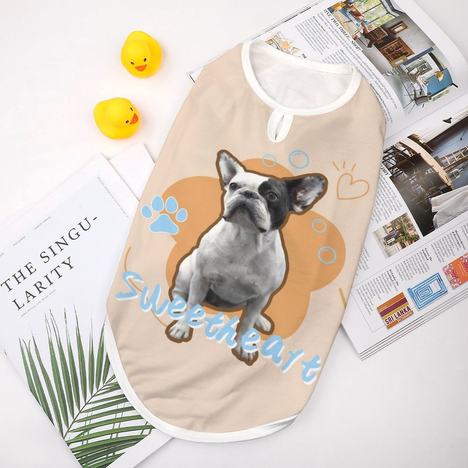 Custom Face Pet Vest Sweetheart Costume-WEPRINTME-2