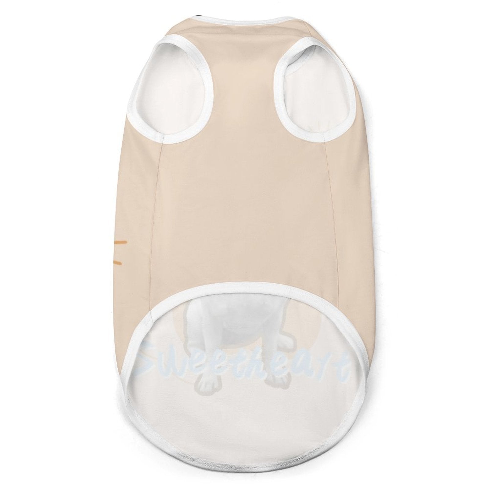 Custom Face Pet Vest Sweetheart Costume-WEPRINTME-4