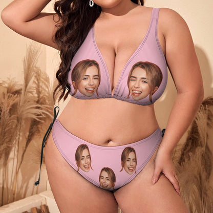 Custom Face Plus Size Swimwear-WEPRINTME-2
