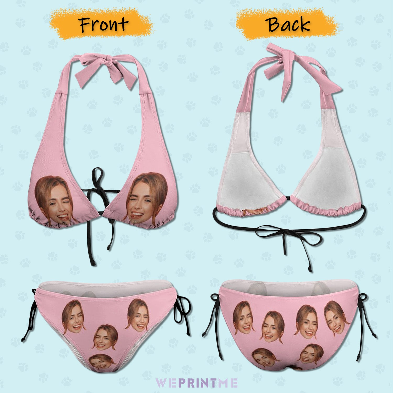 Custom Face Plus Size Swimwear-WEPRINTME-3