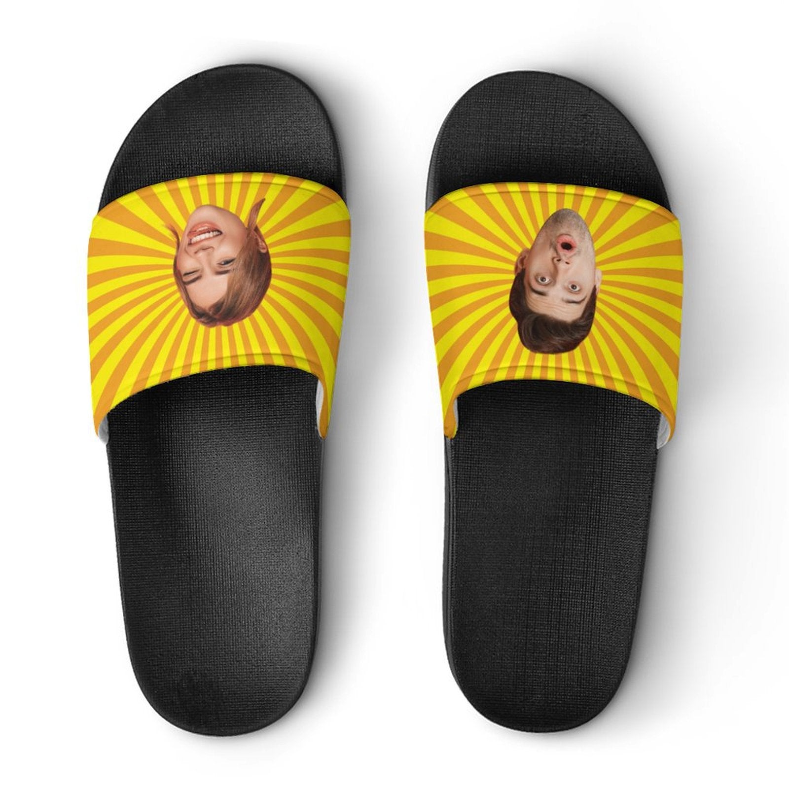 Custom Face Shine PVC Home Slippers-WEPRINTME-2