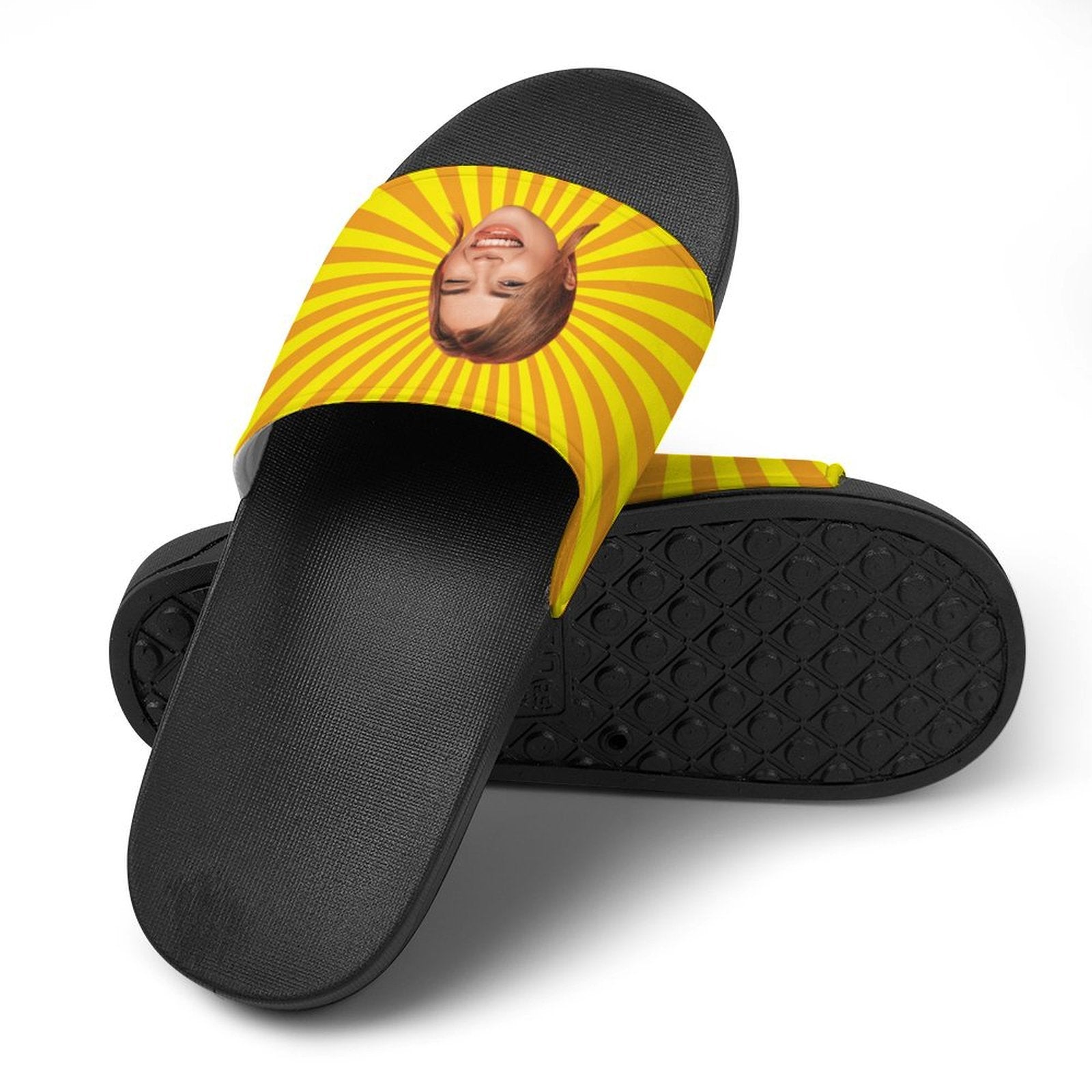 Custom Face Shine PVC Home Slippers-WEPRINTME-3