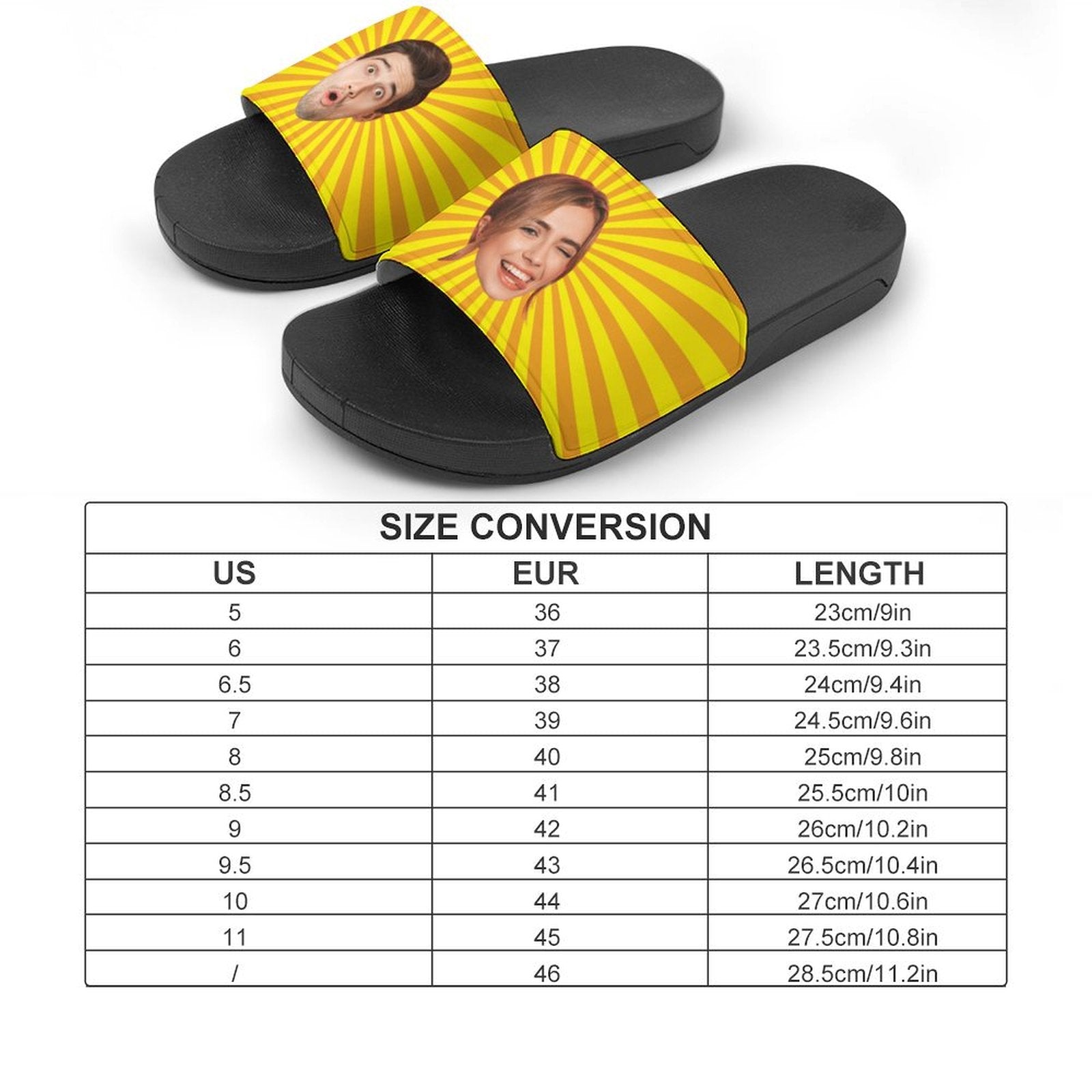 Custom Face Shine PVC Home Slippers-WEPRINTME-5