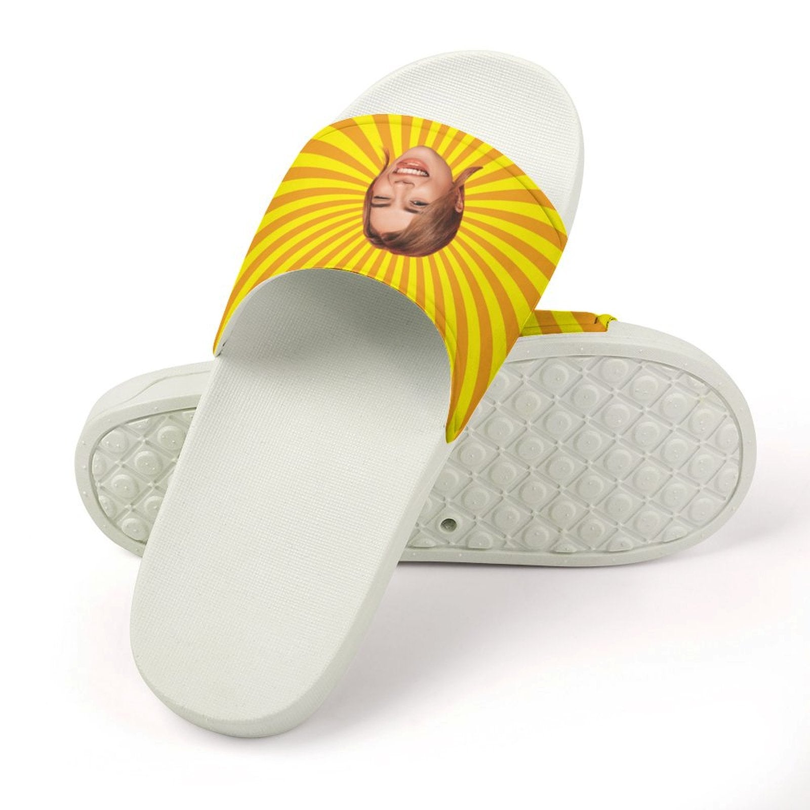 Custom Face Shine PVC Home Slippers-WEPRINTME-8