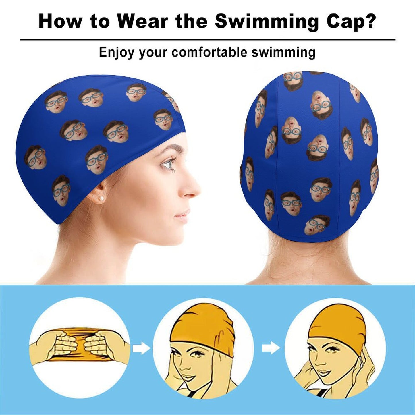 Custom Face Swimming Cap-WEPRINTME-2