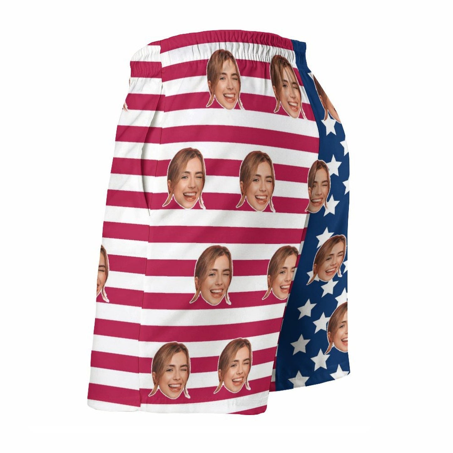 Custom Faces Flag Men's Shorts Shorts-WEPRINTME-6