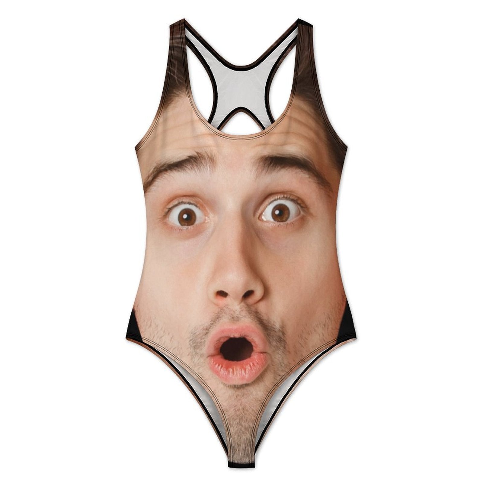 Custom Faces Huge Face Women's One-Piece Swimsuit-WEPRINTME-6
