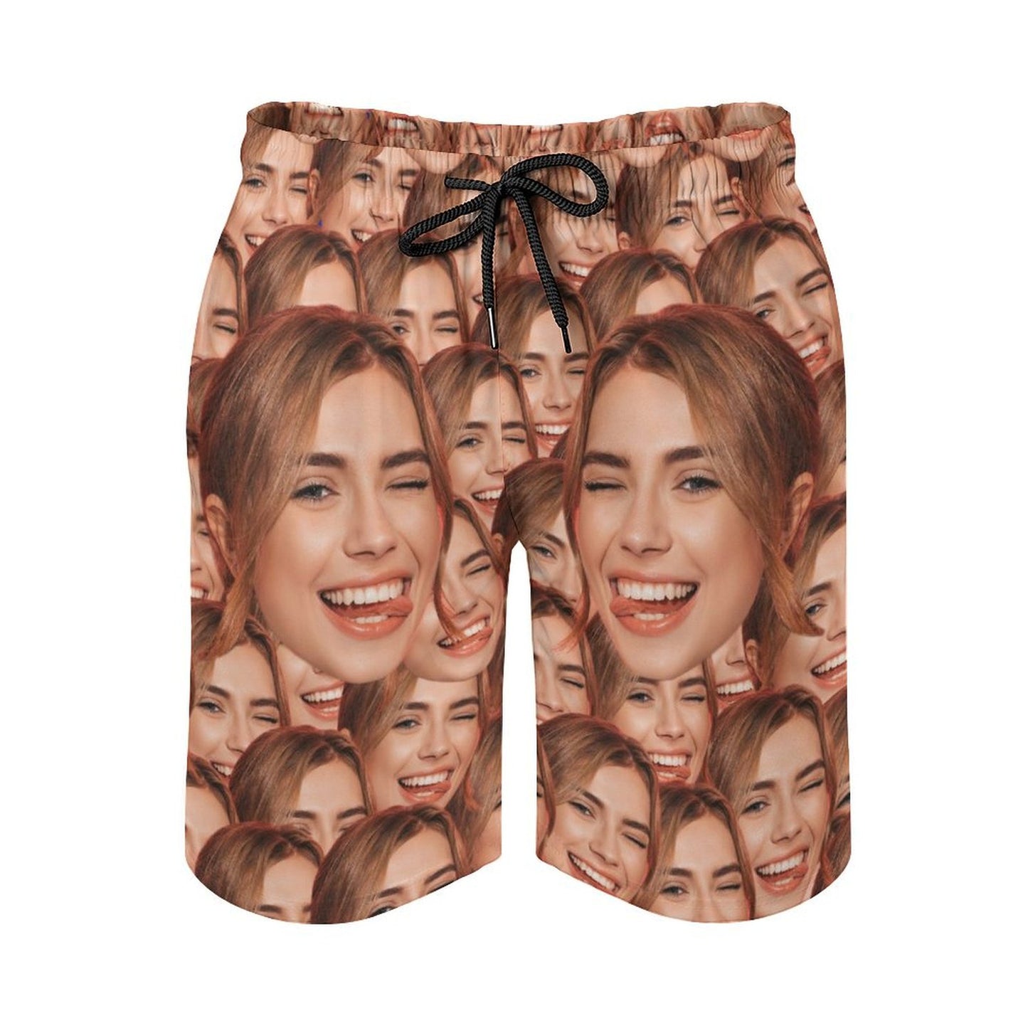 Custom Faces Seamless Face Men's Shorts Shorts-WEPRINTME-4