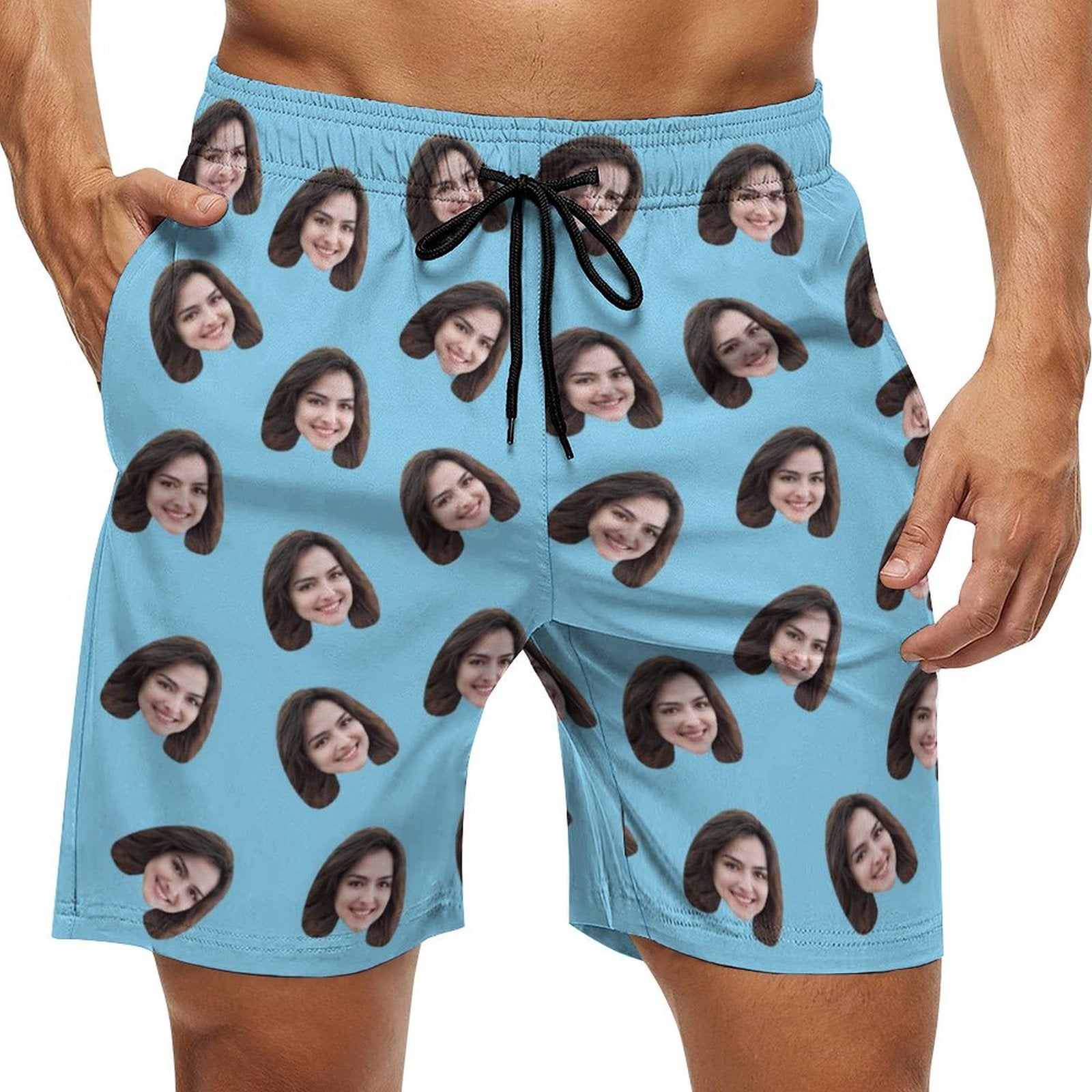 Custom Faces Summer Men's Shorts-WEPRINTME-2