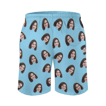 Custom Faces Summer Men's Shorts-WEPRINTME-6