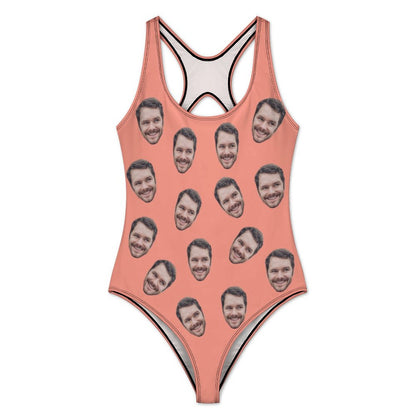 Custom Faces Women's One-Piece Swimsuit-WEPRINTME-5