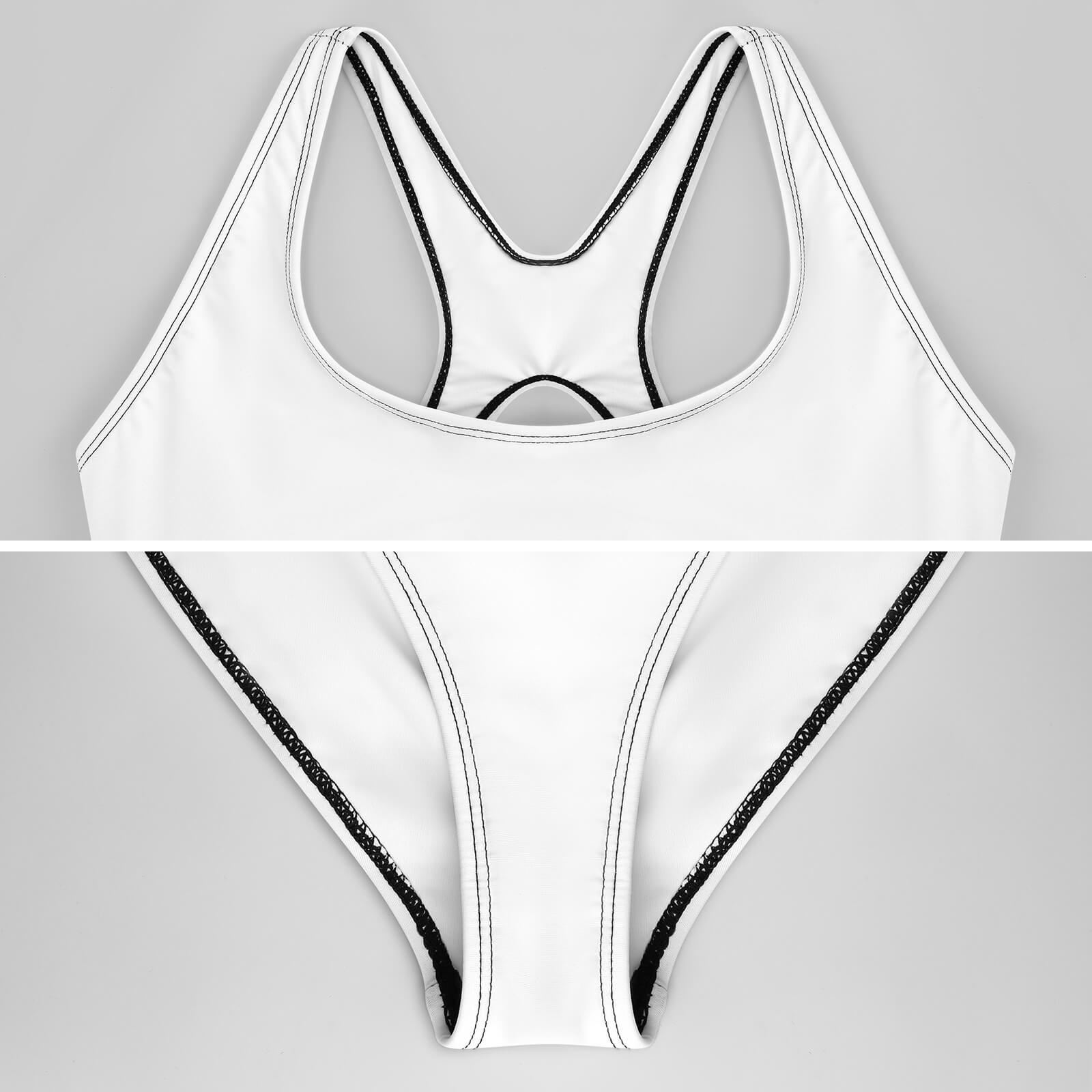 Custom Faces Women's One-Piece Swimsuit-WEPRINTME-Details