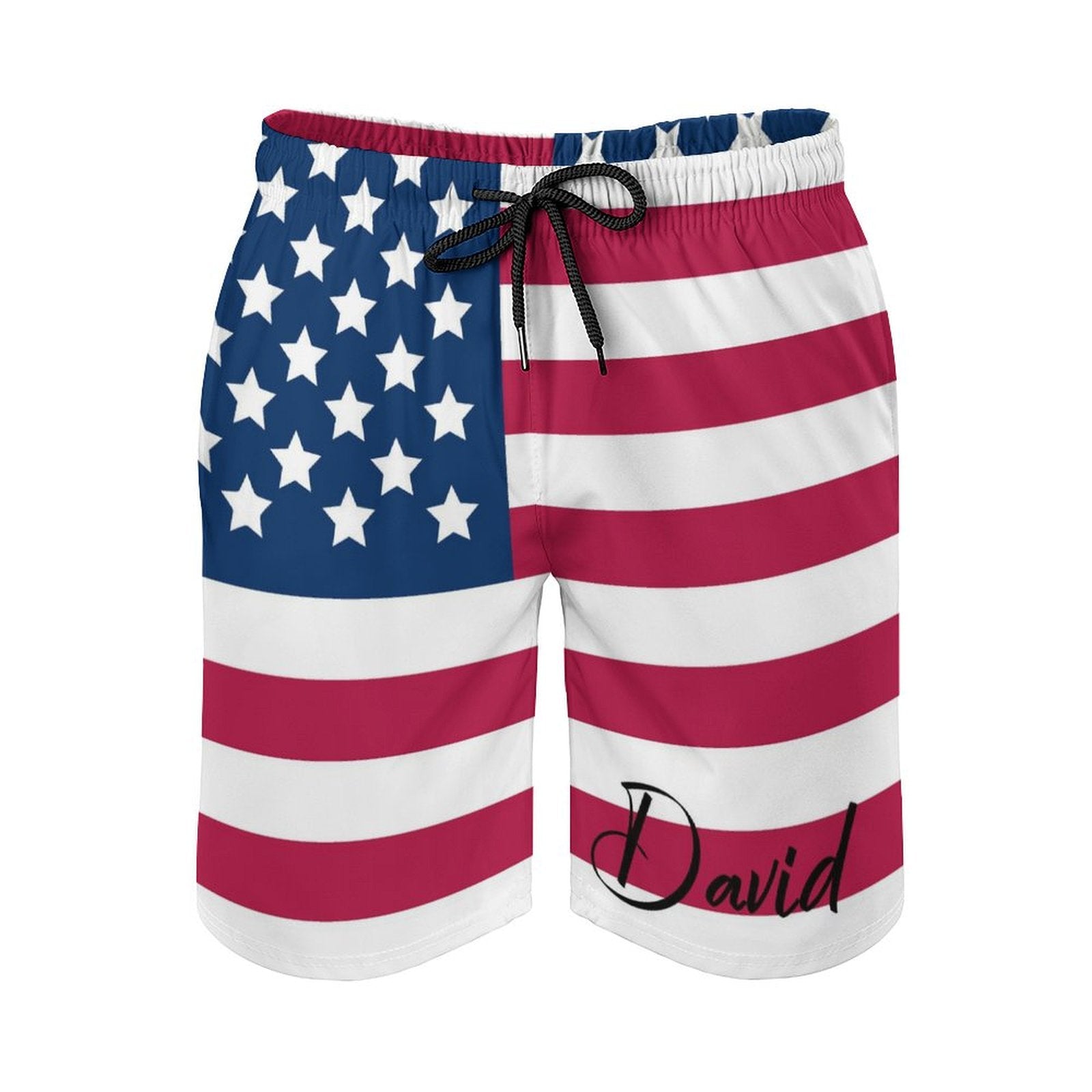 Custom Name Flag Men's Shorts-WEPRINTME-5