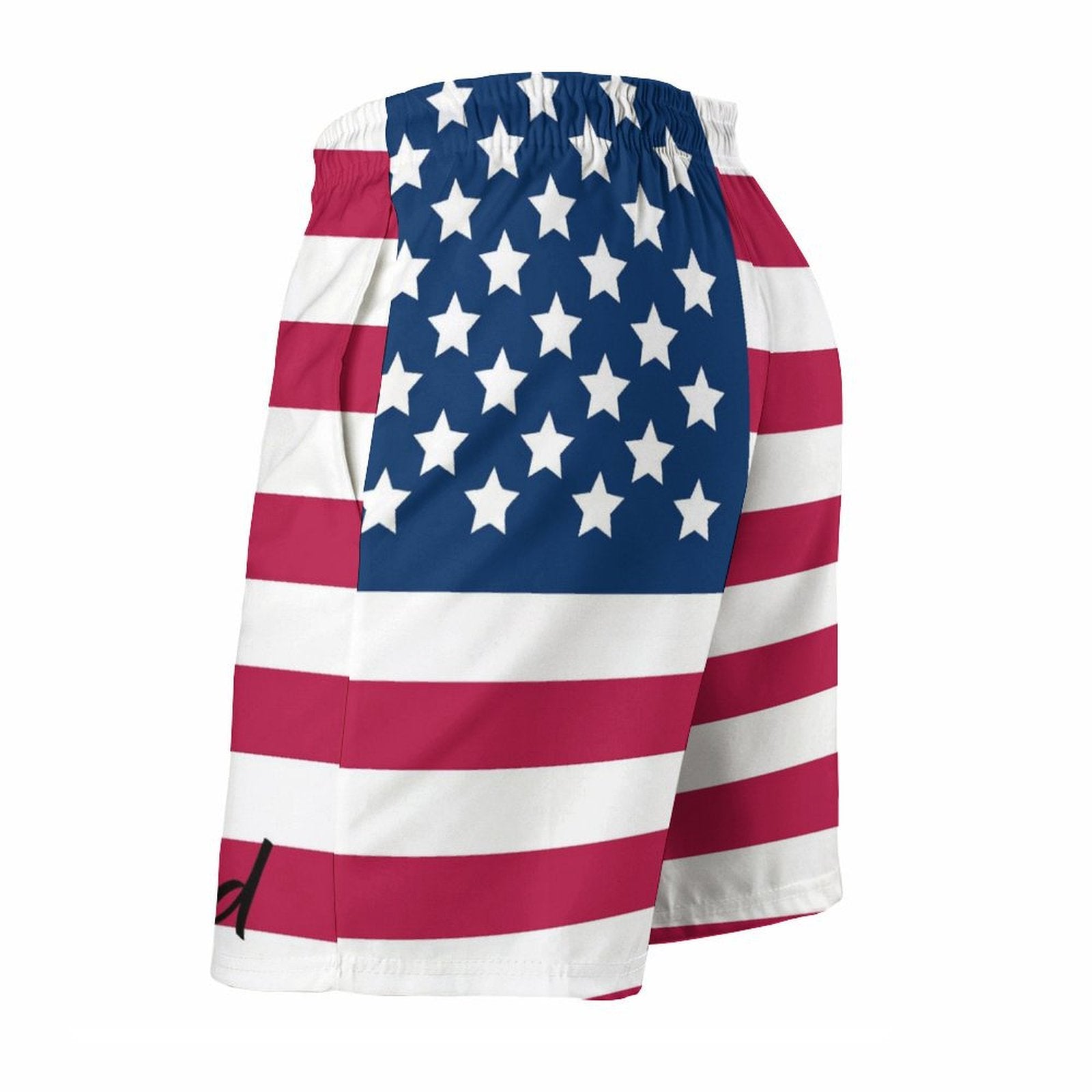 Custom Name Flag Men's Shorts-WEPRINTME-6