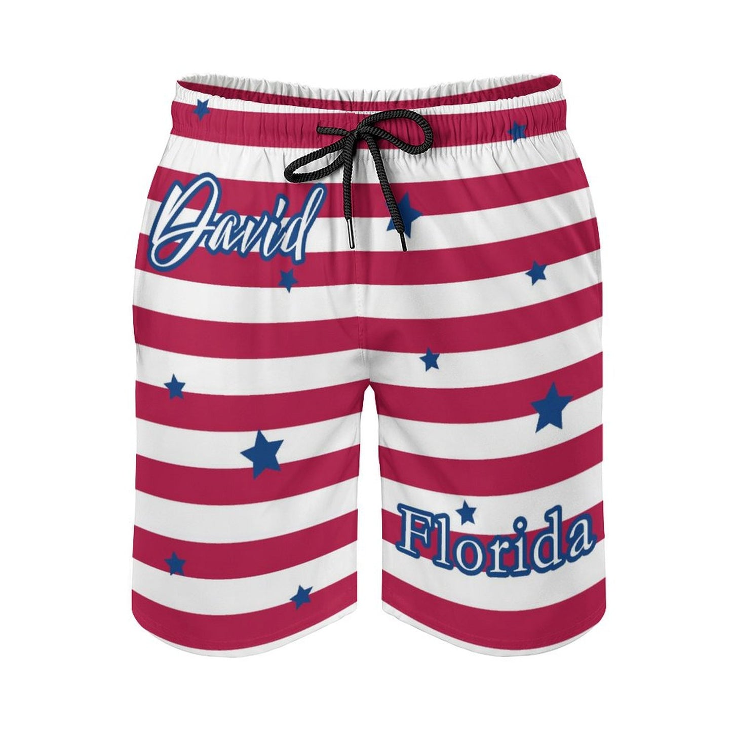 Custom Name&State Flag Men's Shorts Shorts-WEPRINTME-4