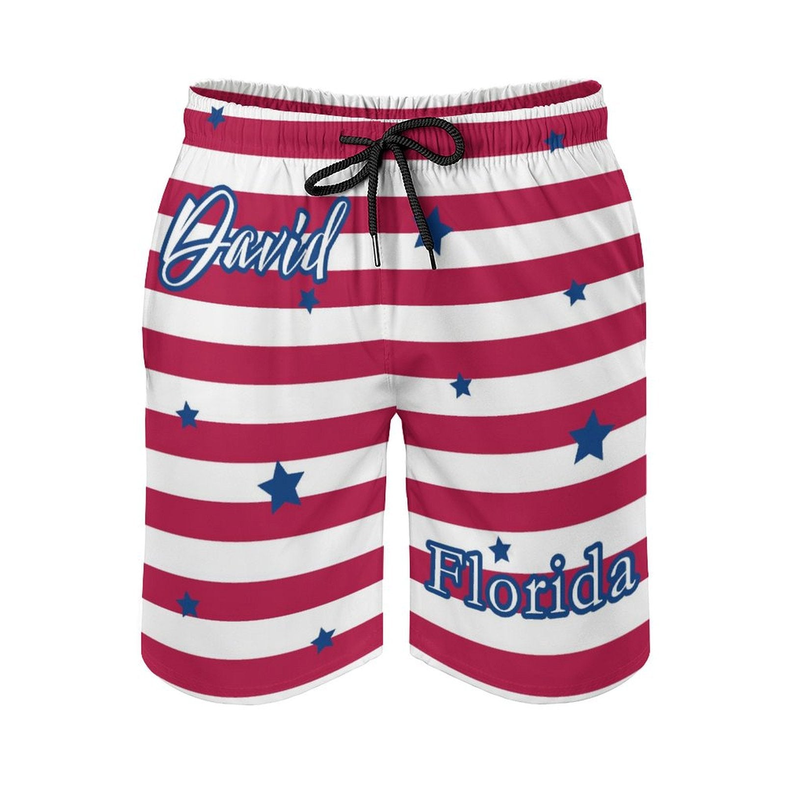 Custom Name&State Flag Men's Shorts Shorts-WEPRINTME-4