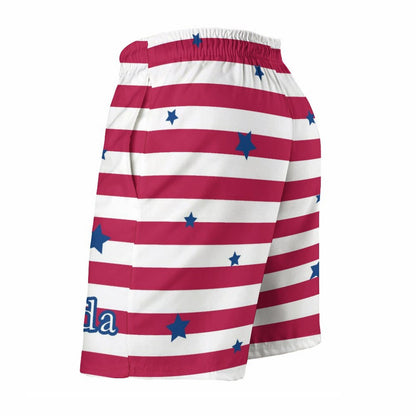 Custom Name&State Flag Men's Shorts Shorts-WEPRINTME-5