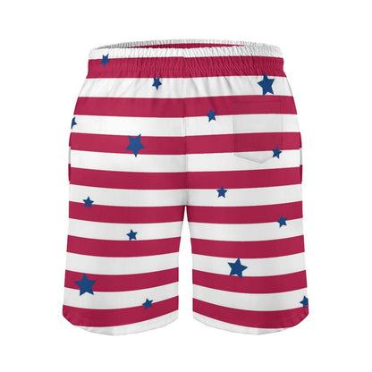 Custom Name&State Flag Men's Shorts Shorts-WEPRINTME-6