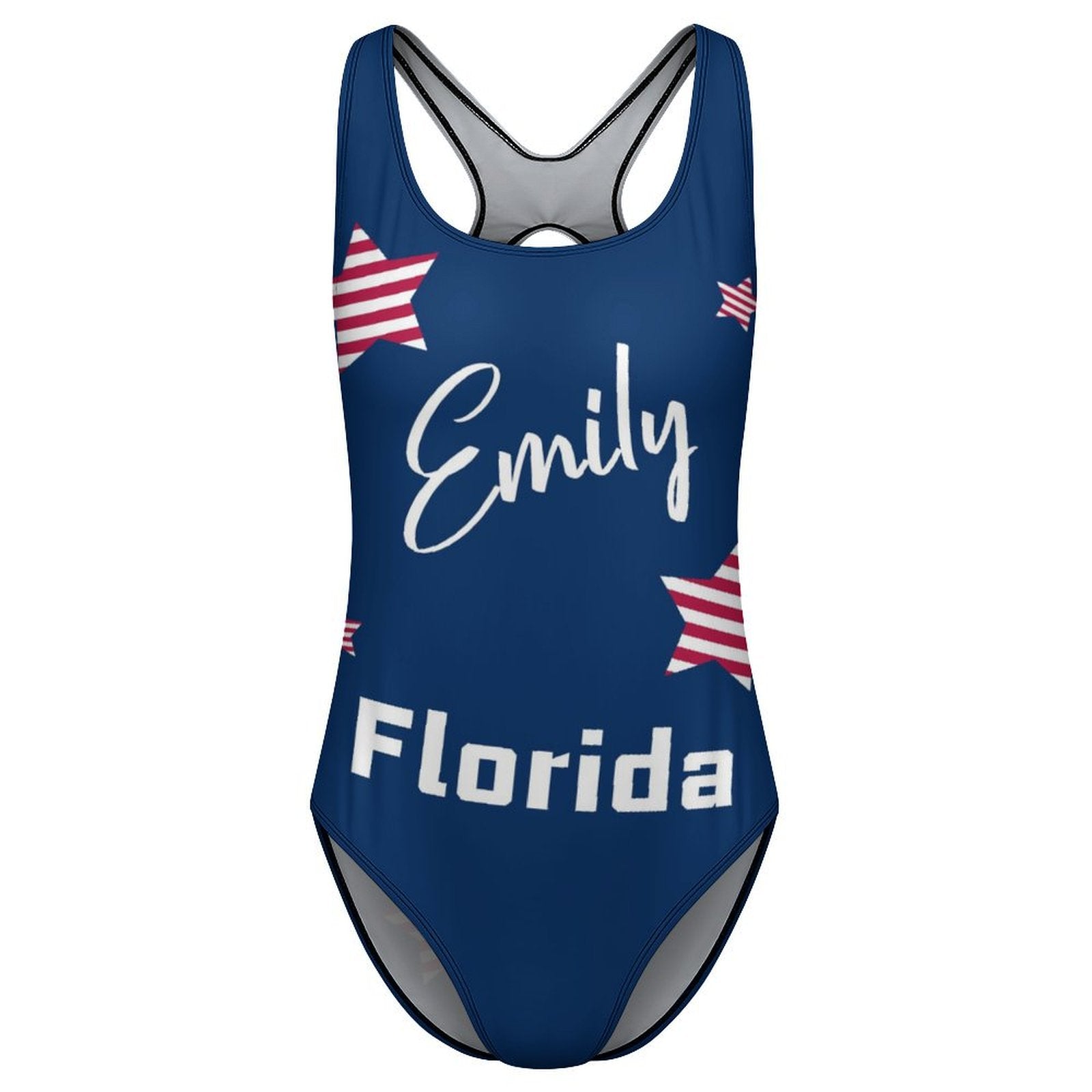 Custom Name&State One-Piece Swimwear-WEPRINTME-10
