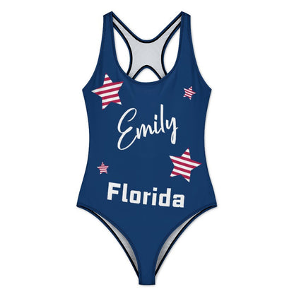 Custom Name&State One-Piece Swimwear-WEPRINTME-12