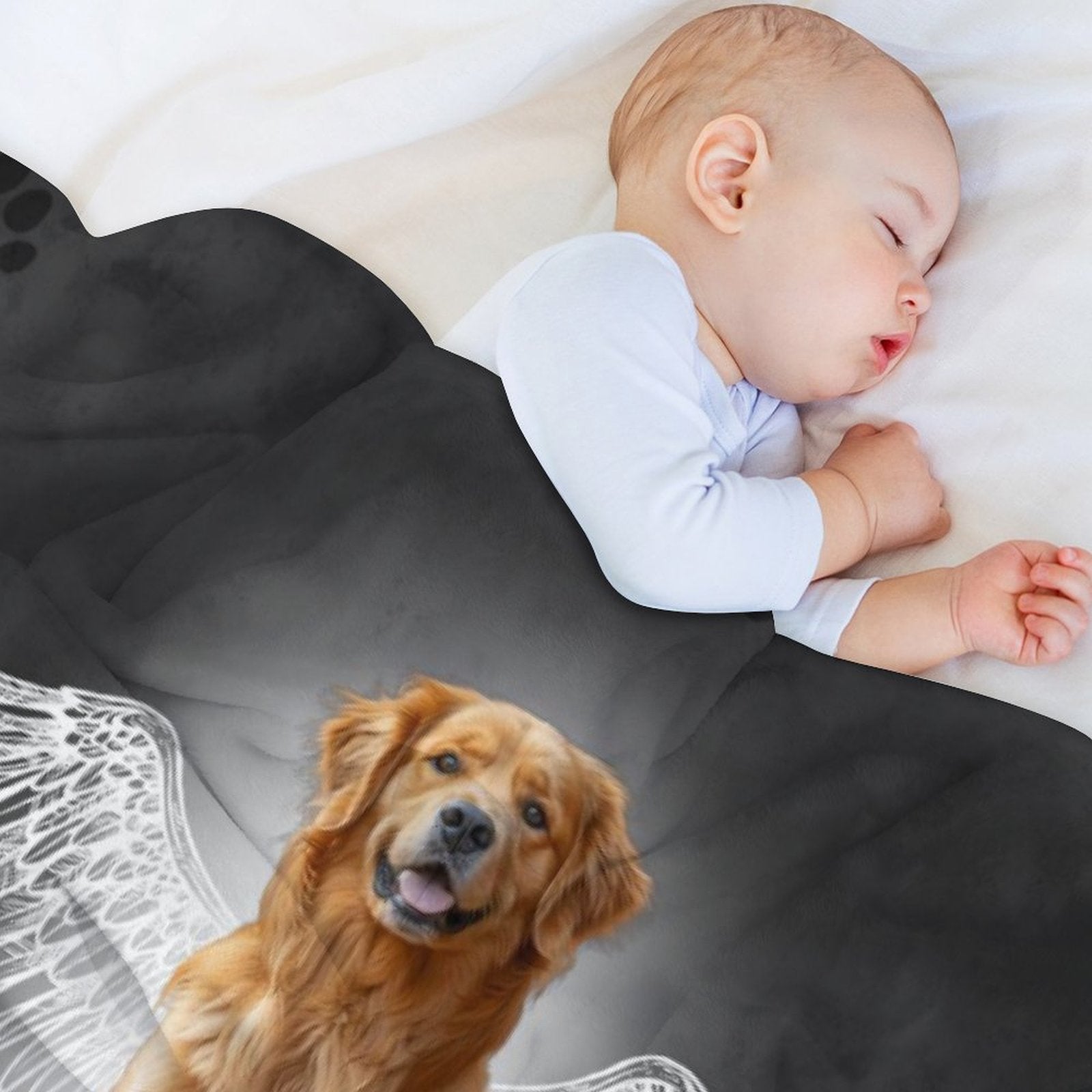 Custom Pet Blanket Pet Angel Blanket-WEPRINTME-6