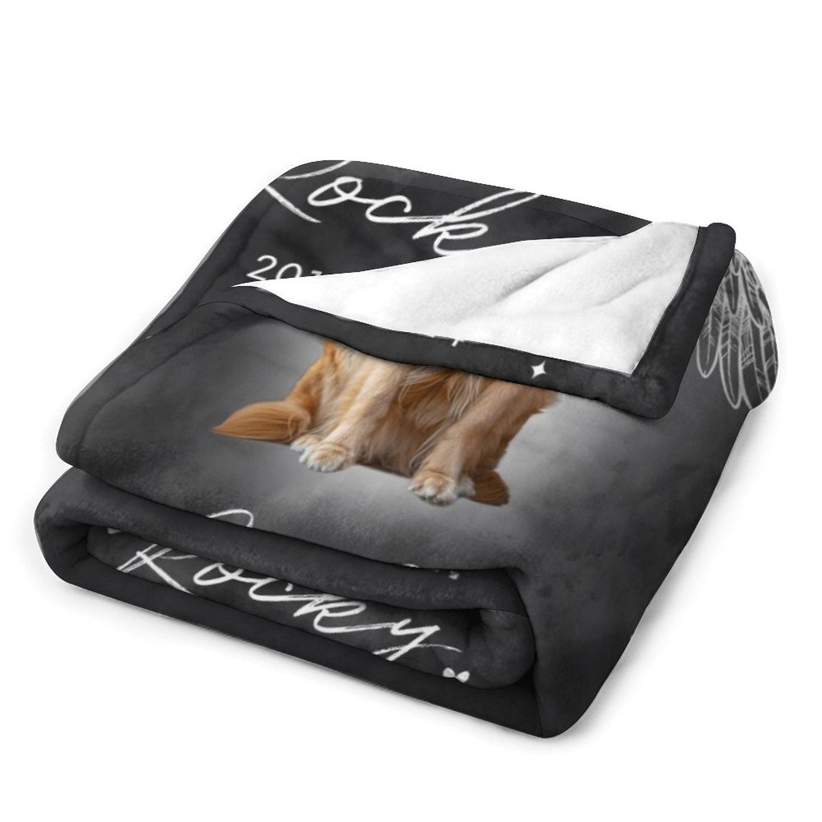 Custom Pet Blanket Pet Angel Blanket-WEPRINTME-8