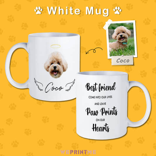 Custom Pet Face Best Friend Leave Mug-WePrintMe-1