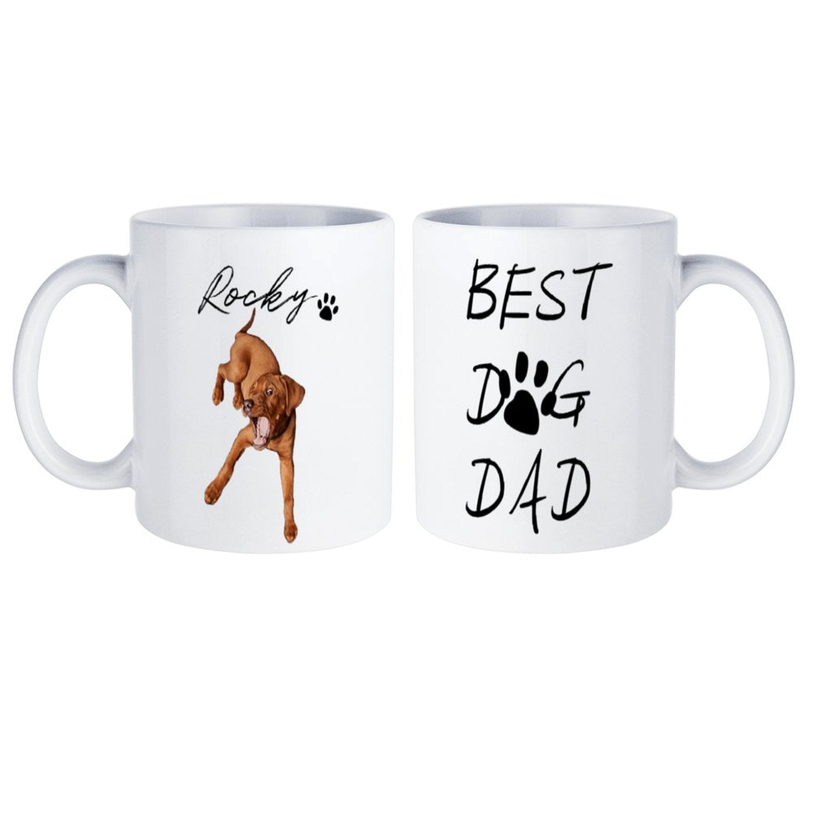 Custom Pet Face Best Pet Dad Pet Mom Mug-WEPRINTME-14