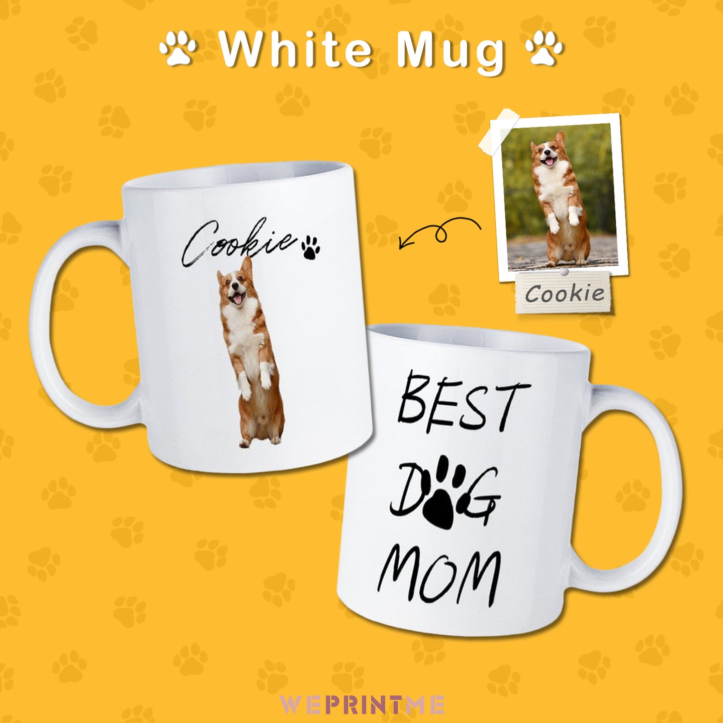Custom Pet Face Best Pet Dad Pet Mom Mug-WEPRINTME-16