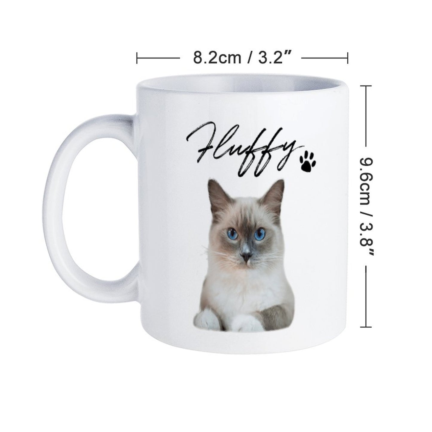 Custom Pet Face Best Pet Dad Pet Mom Mug-WEPRINTME-5