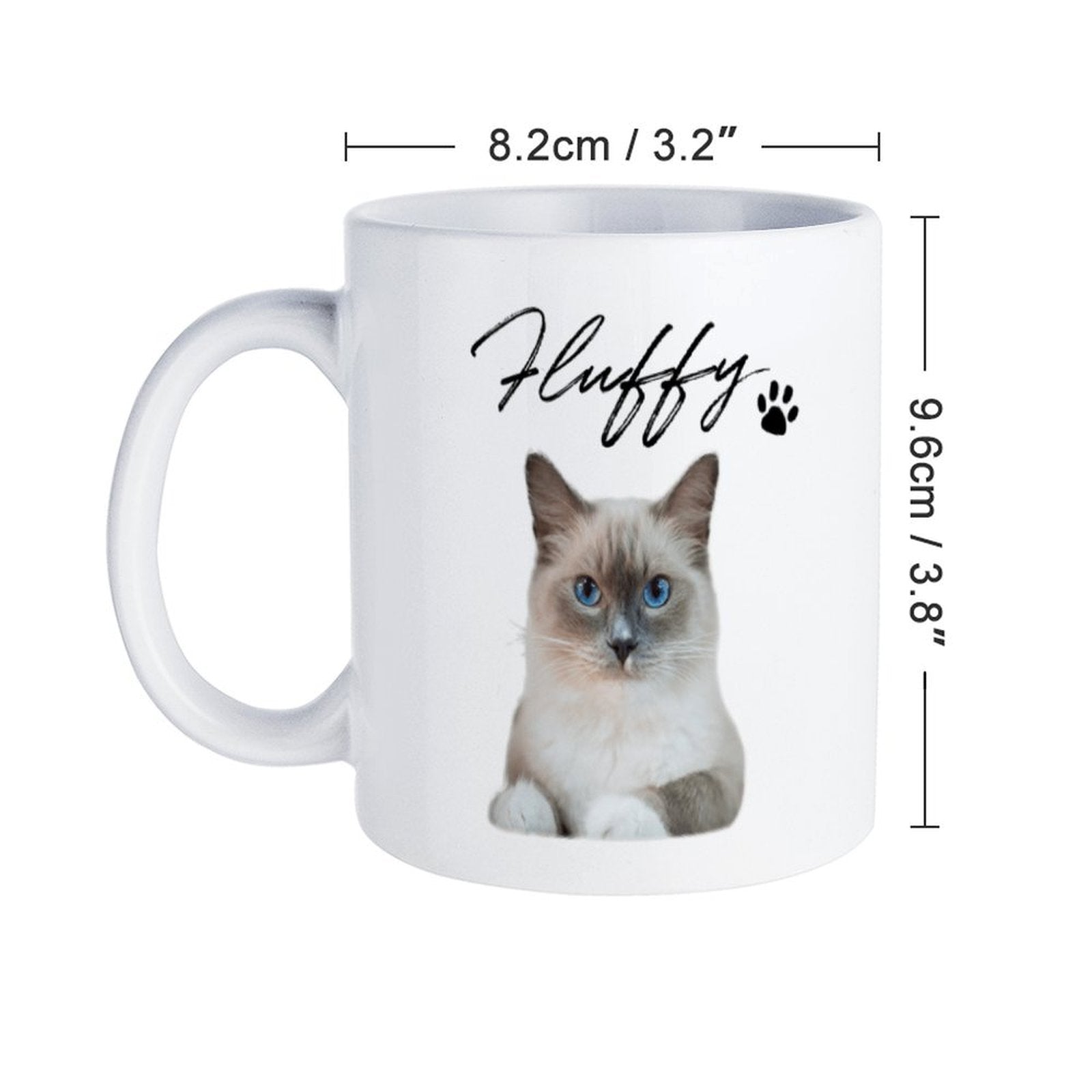Custom Pet Face Best Pet Dad Pet Mom Mug-WEPRINTME-5