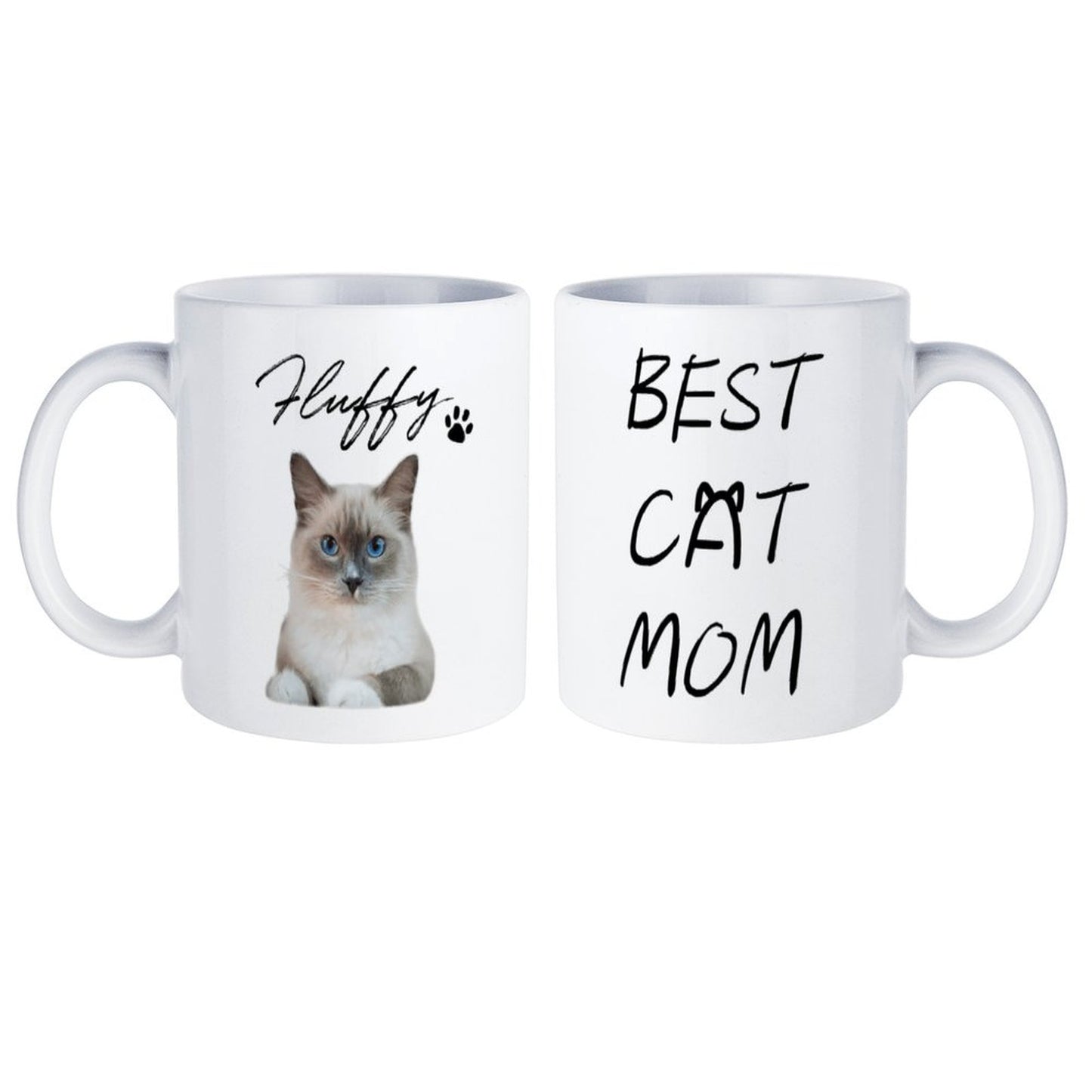 Custom Pet Face Best Pet Dad Pet Mom Mug-WEPRINTME-8