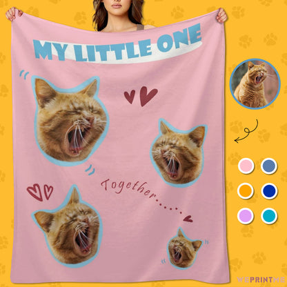 Custom Pet Face Blanket My Little One Blanket-WEPRINTME-1