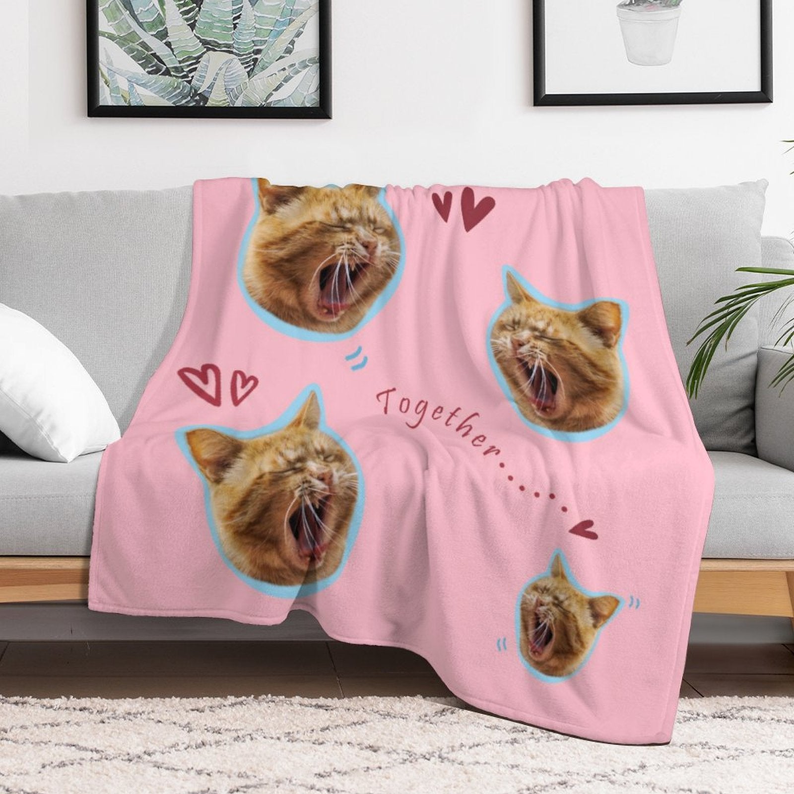 Custom Pet Face Blanket My Little One Blanket-WEPRINTME-3