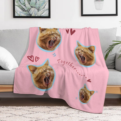 Custom Pet Face Blanket My Little One Blanket-WEPRINTME-3