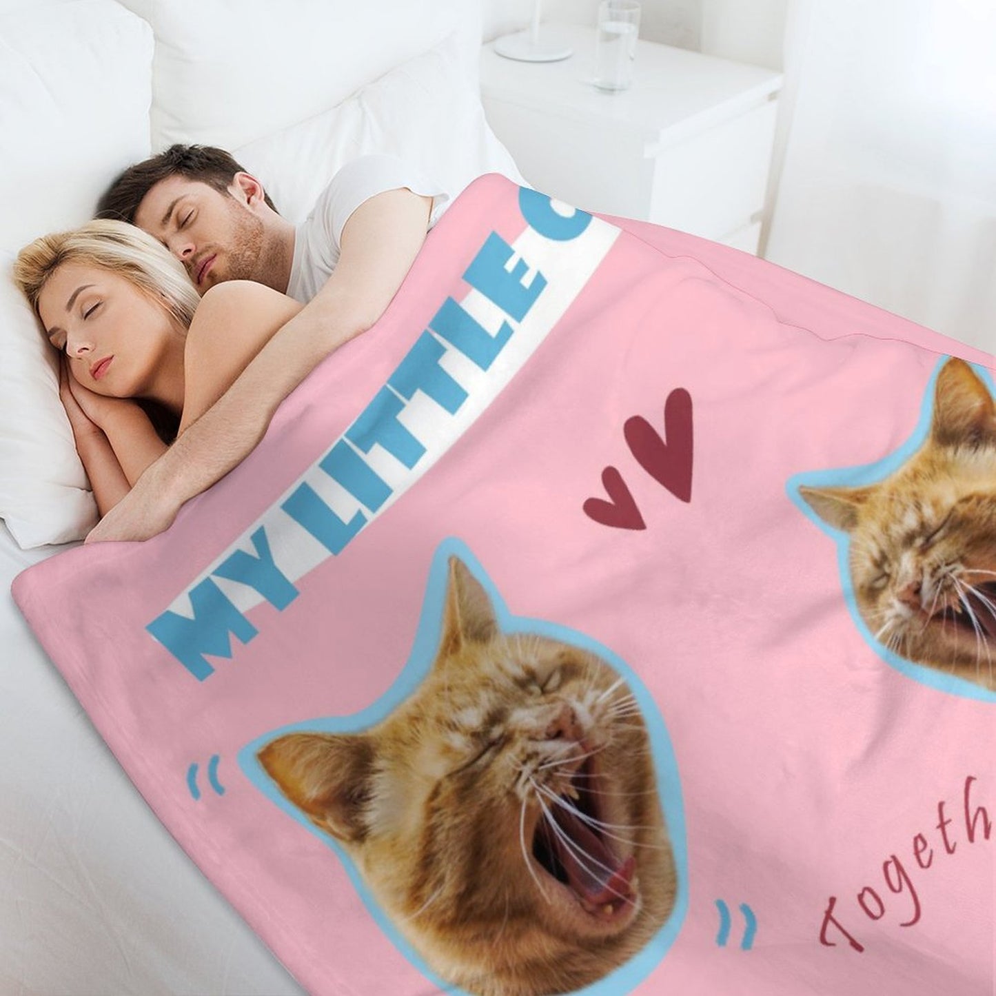 Custom Pet Face Blanket My Little One Blanket-WEPRINTME-5