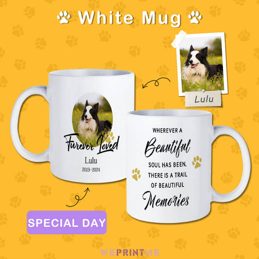 Custom Pet Face Furever Loved Mug-WePrintMe-1
