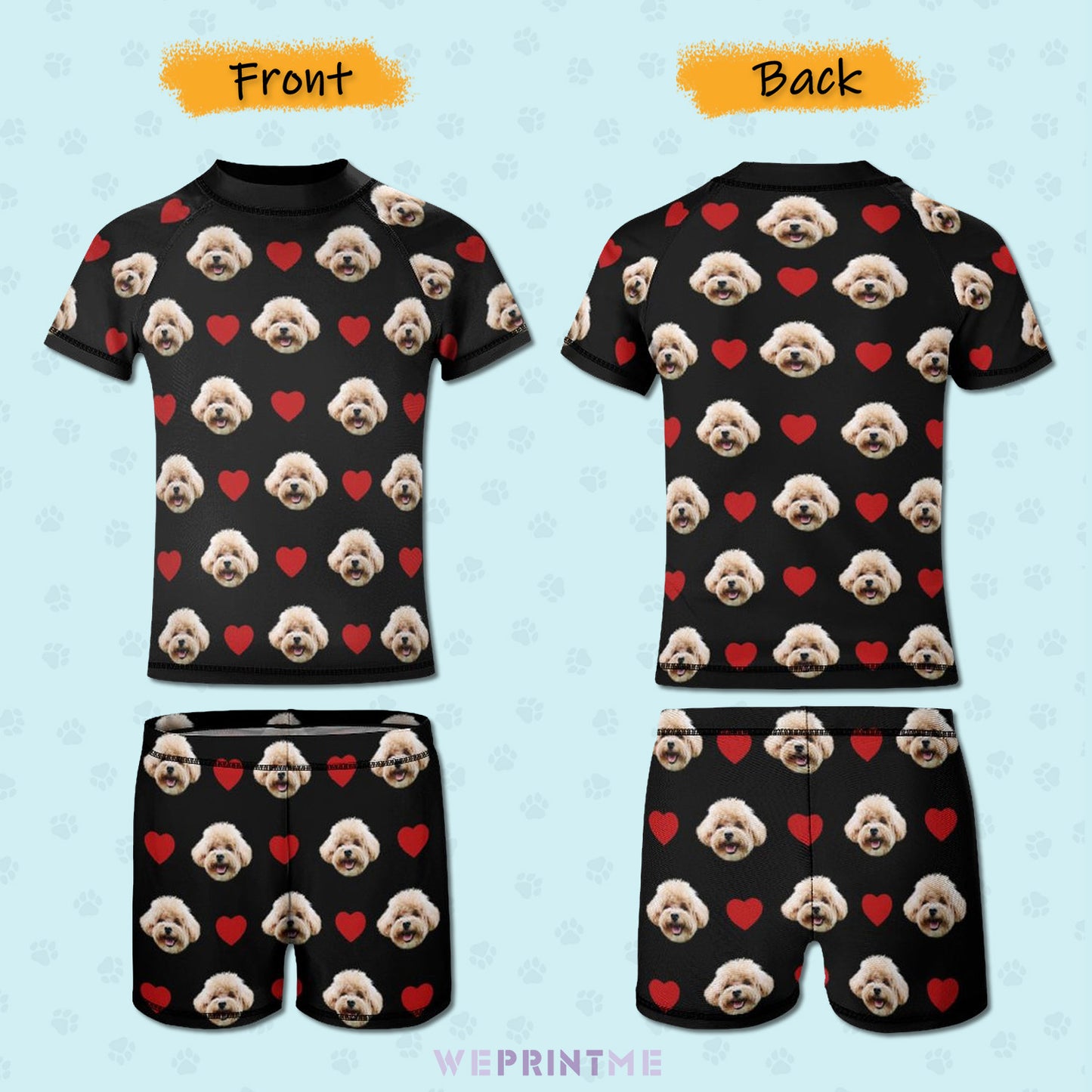 Custom_Pet_Face_Heart_Kids_Swimwear-WEPRINTME-12