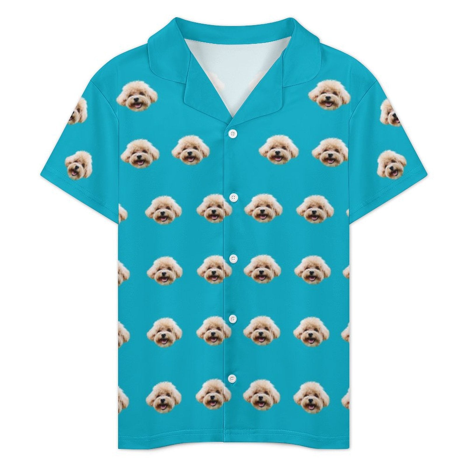 Custom Pet Face Kids Short Pajama Set-WEPRINTME-5
