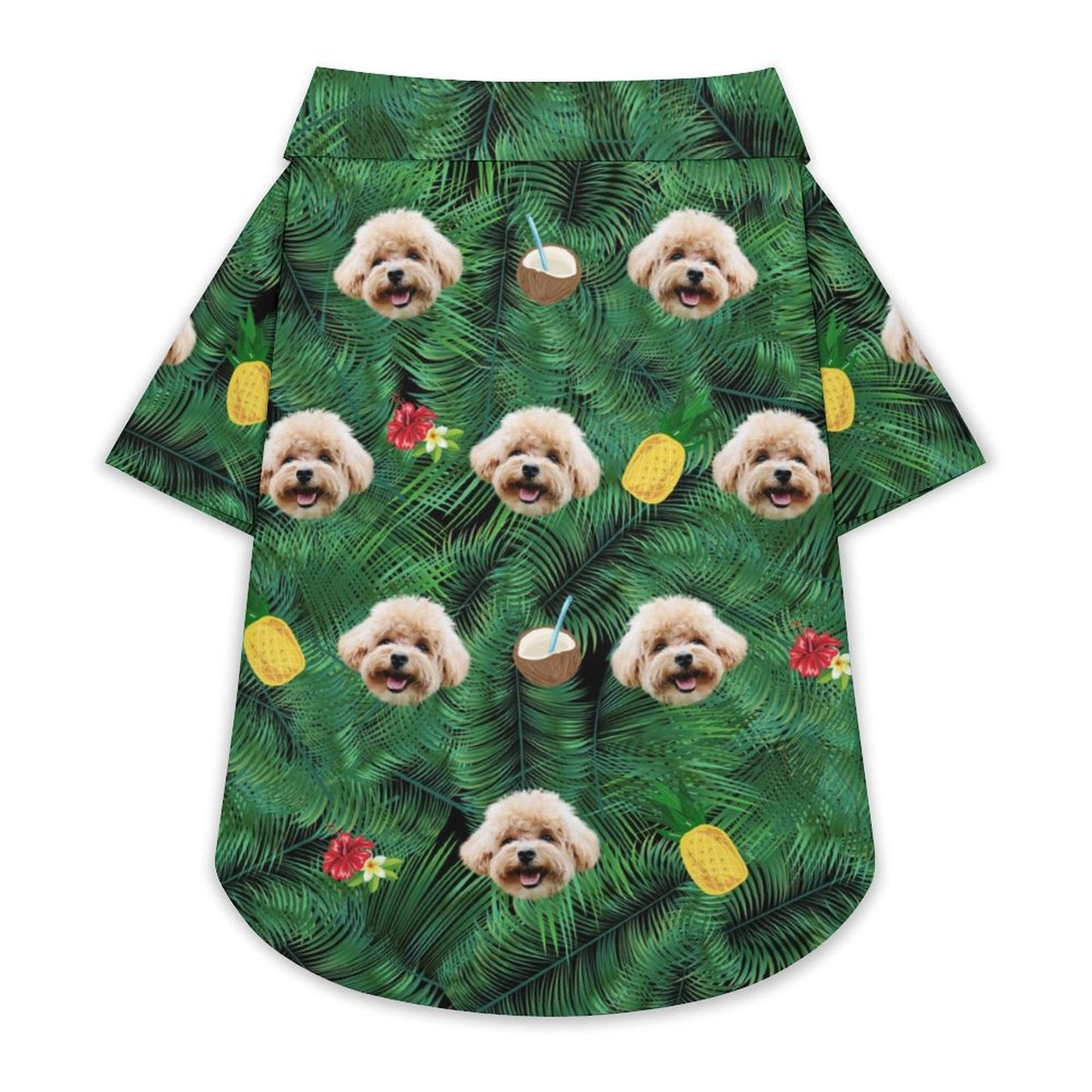 Custom Pet Face Kids Summer Short Set Matching Pet Shirts-WEPRINTME-10