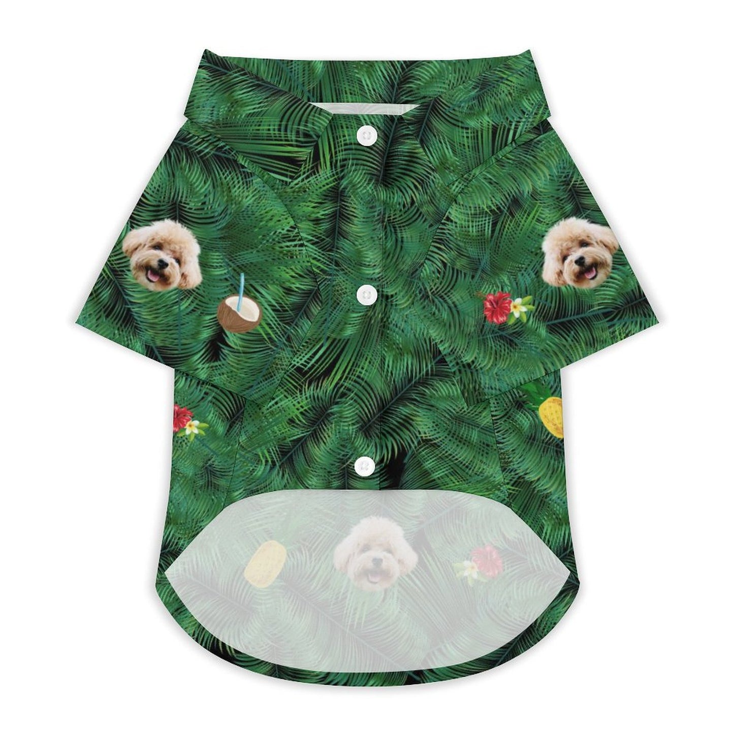 Custom Pet Face Kids Summer Short Set Matching Pet Shirts-WEPRINTME-11