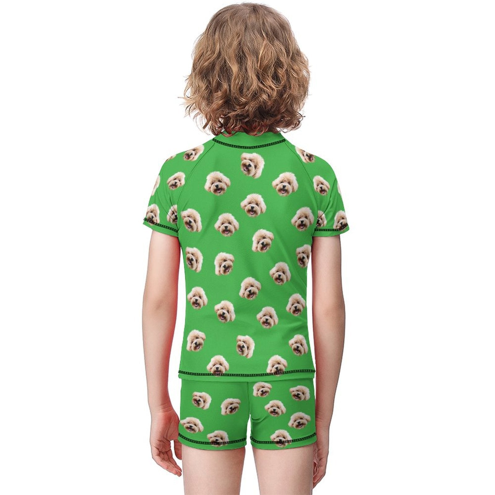 Custom Pet Face Kids Swimwear-WEPRINTME-11