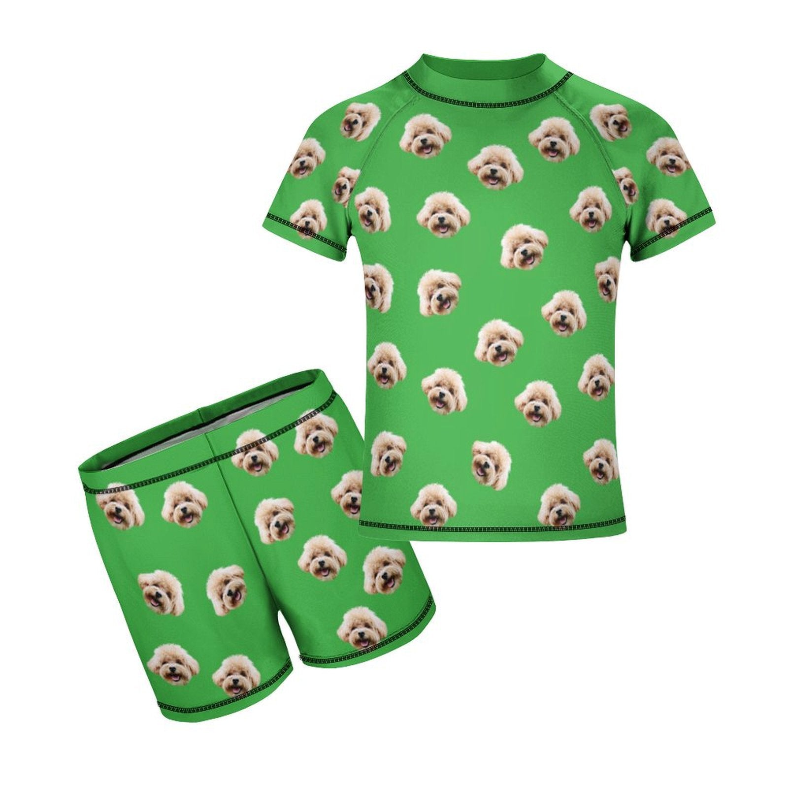 Custom Pet Face Kids Swimwear-WEPRINTME-13