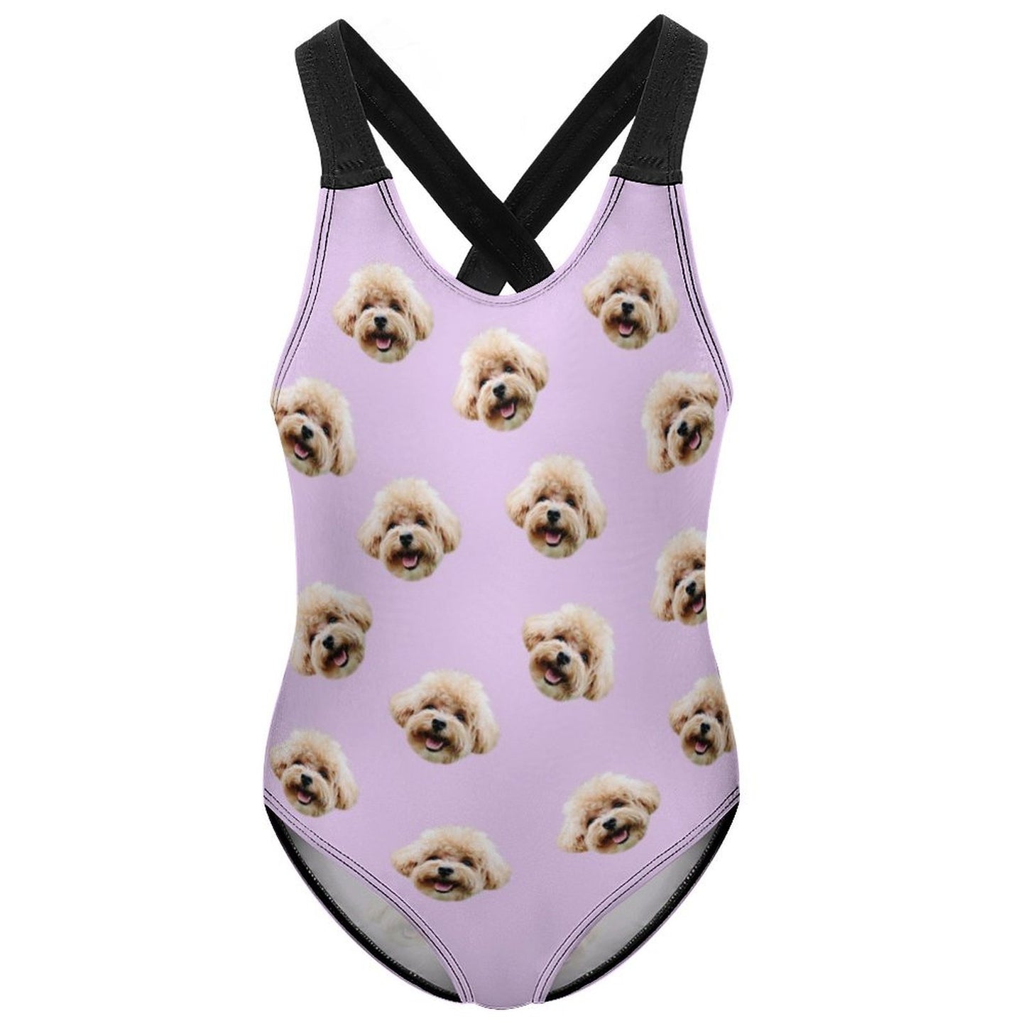 Custom Pet Face Kids Swimwear-WEPRINTME-7