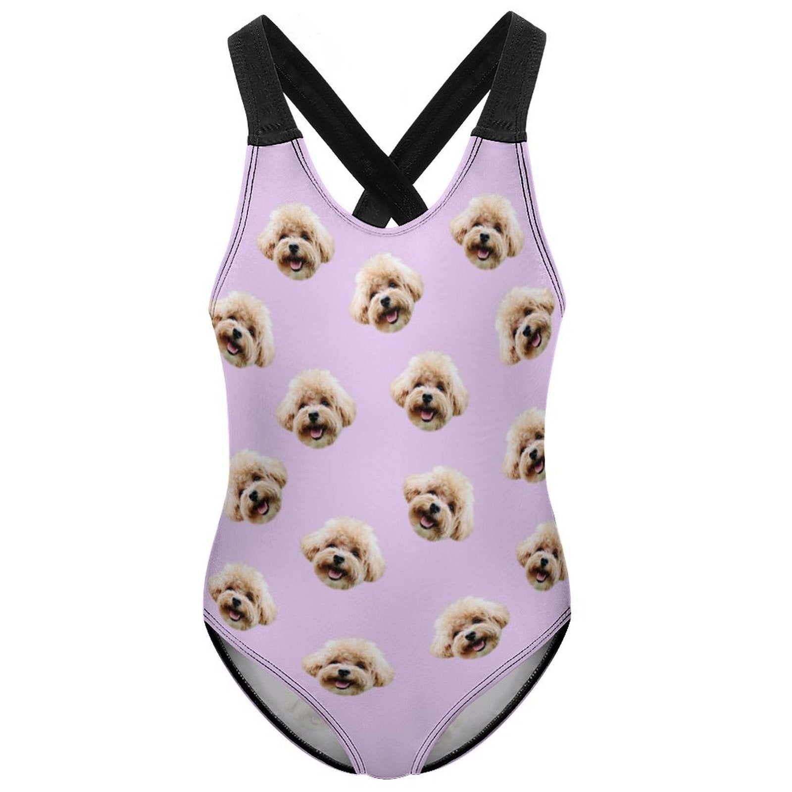 Custom Pet Face Kids Swimwear-WEPRINTME-7