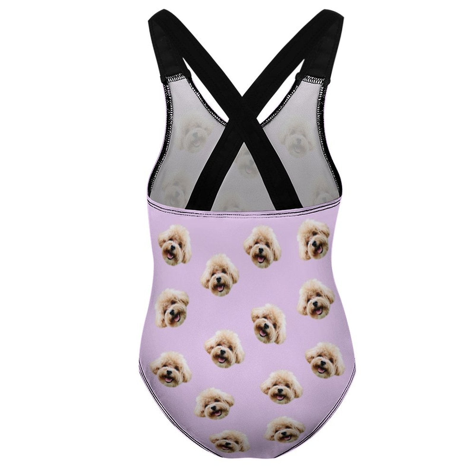 Custom Pet Face Kids Swimwear-WEPRINTME-8